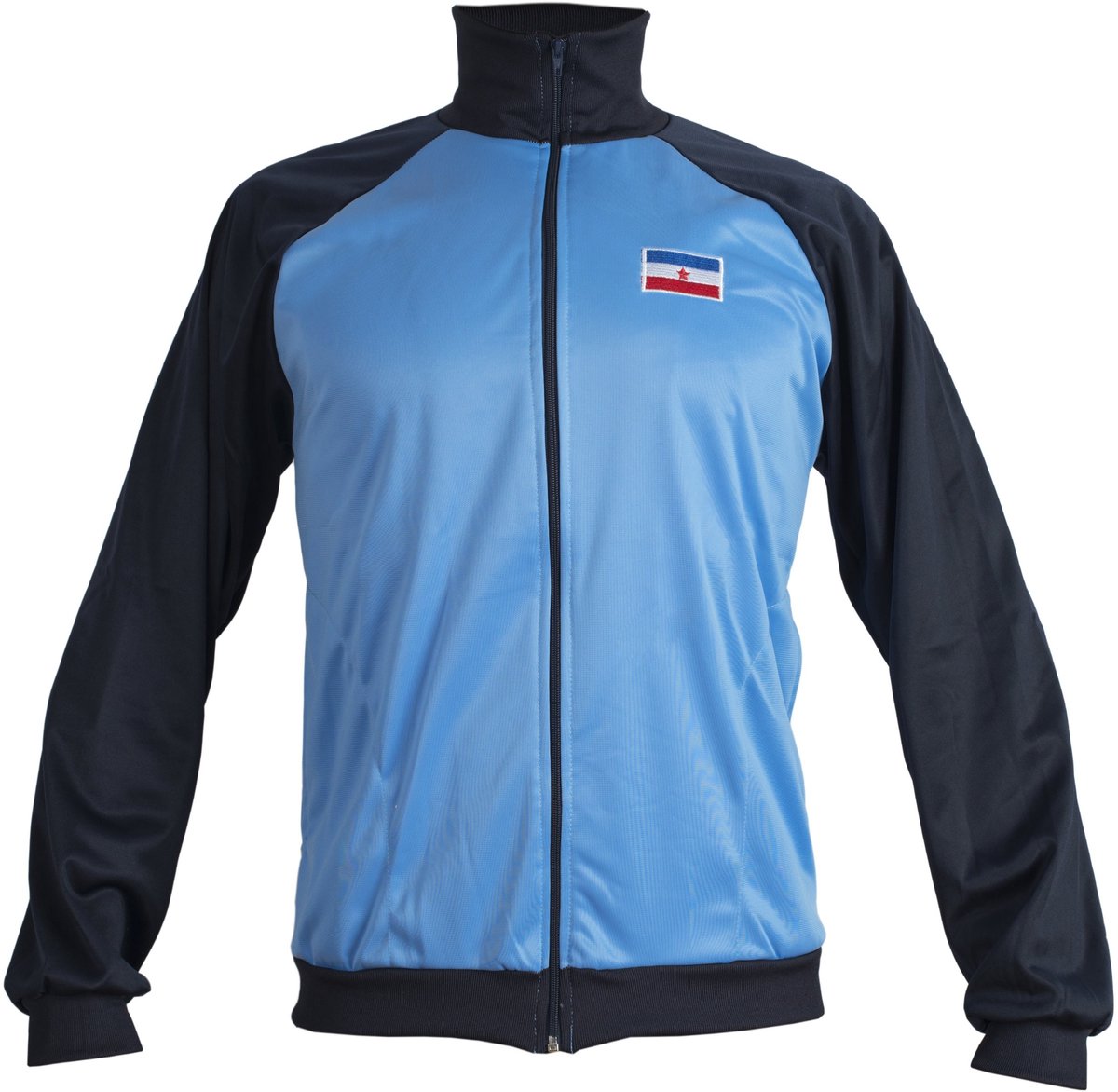 Voetbaljack - Retro Yugoslavia 1980s - Blauw