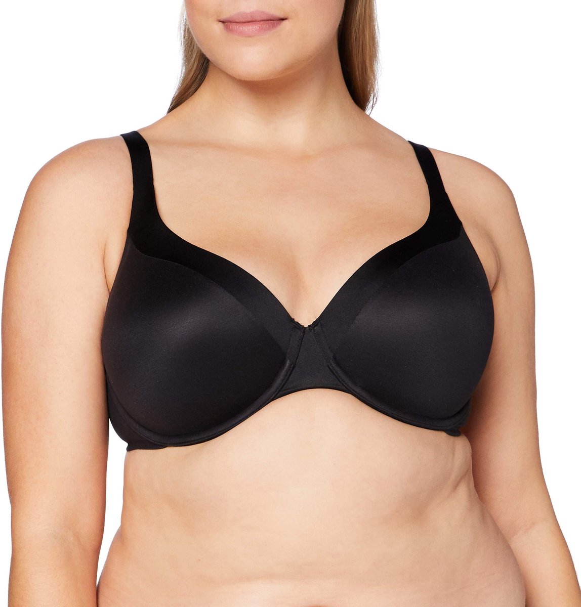 Dames Push-Up Bh - Zacht met Licht Gevoerde Cups - Zwart