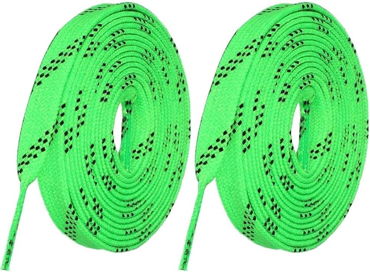 Professionele Gewaxte IJshockey Laces, Platte Skate Laces voor IJshockey en Schaatsen, 244 cm lang