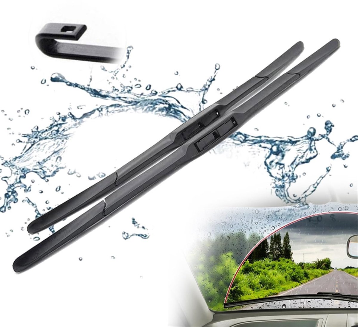 Voorruitwisserbladen - 26" en 17" voor Nissan Qashqai J12