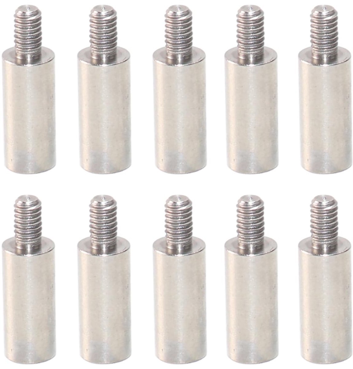 10 Stuks Roestvrij Staal M2.5 Schroefdraad Mouw Bouten