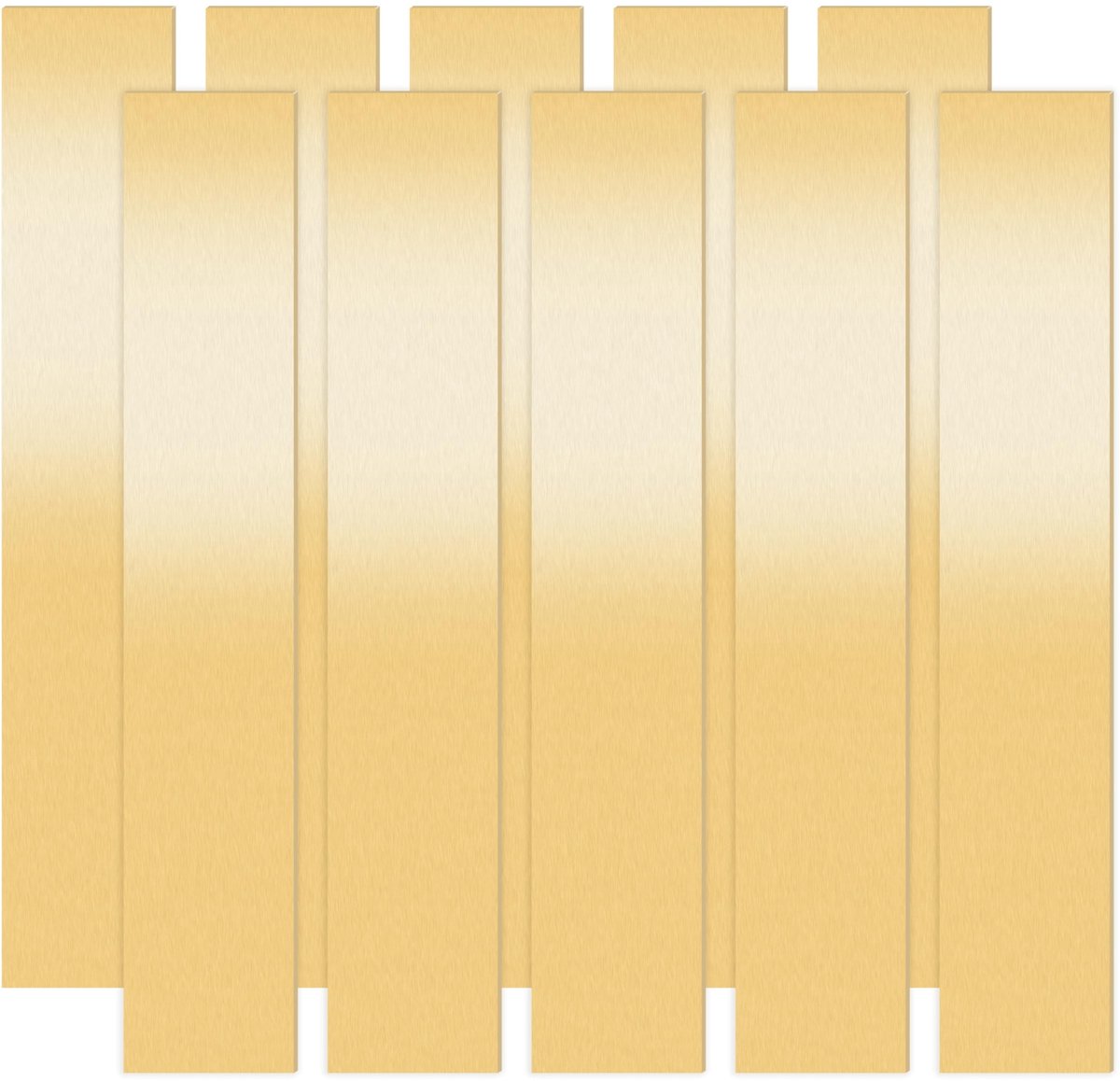 Messing Shim Stick - 150x25x0.3mm voor knutselen