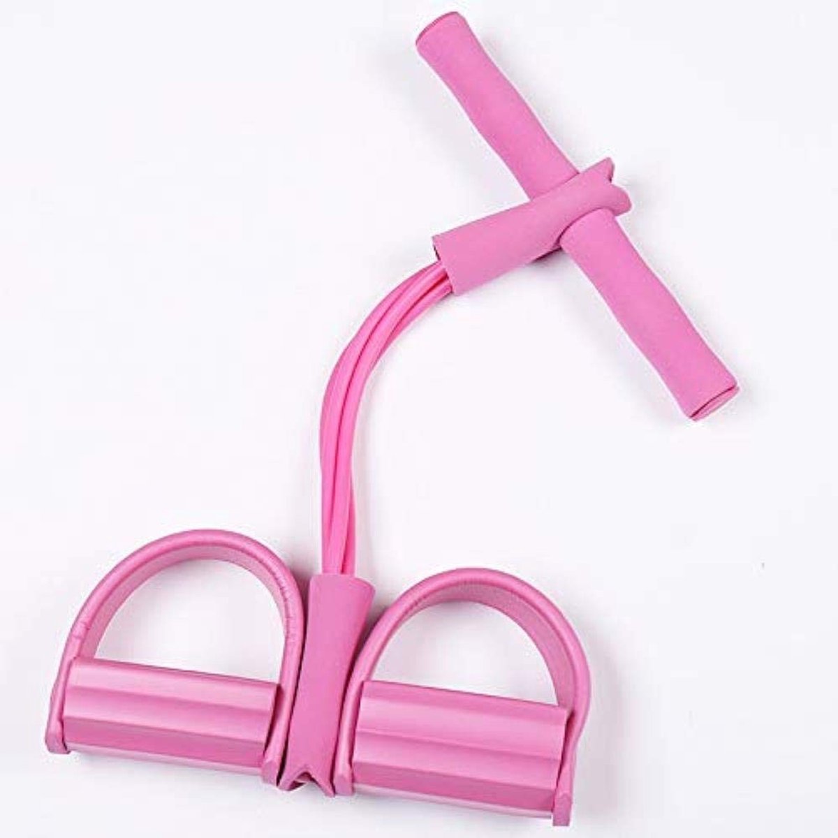 Multifunctionele Verstelbare Touwtrainer - Tensioner voor Fitness - Roze