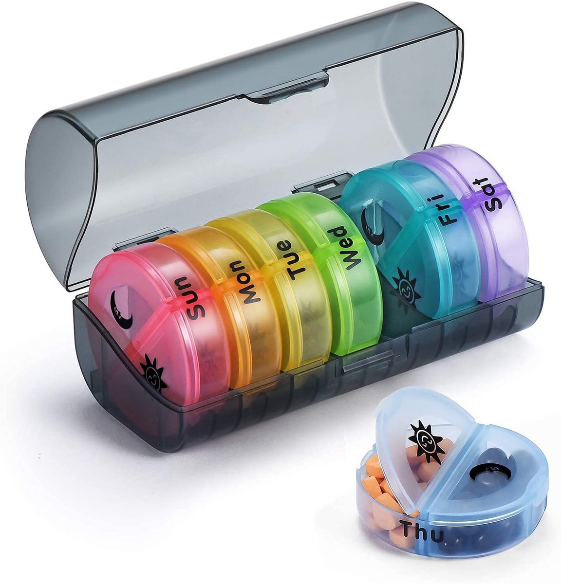 Pill Box Organizer - 7 Dagen, 2x per Dag