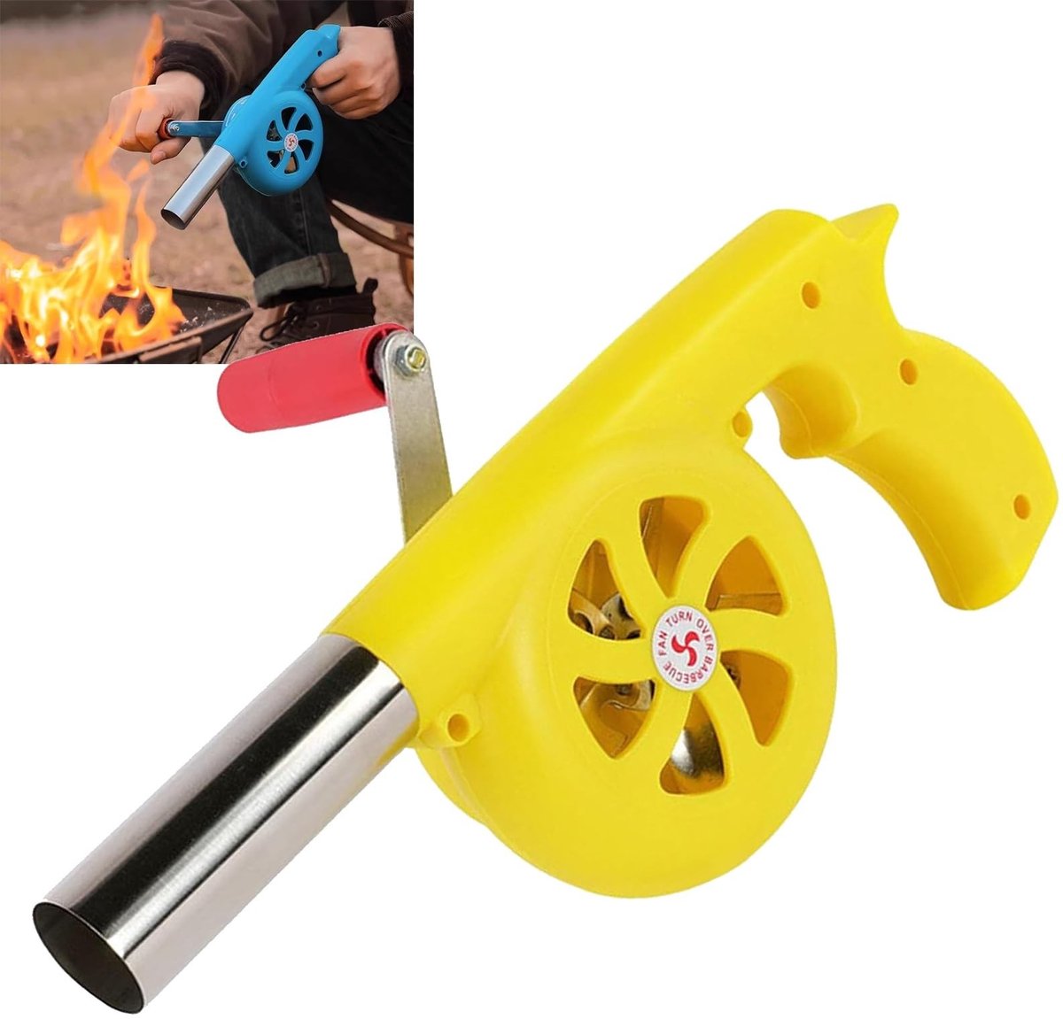 Blower Fan - Handmatige luchtventilator voor buitenkoken