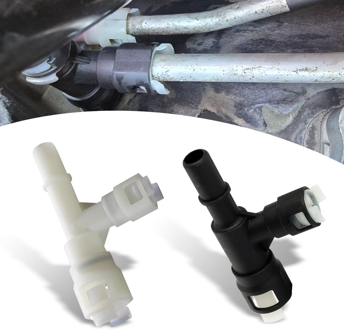 Autoslangconnector Set - 2 Stuks voor verwarming