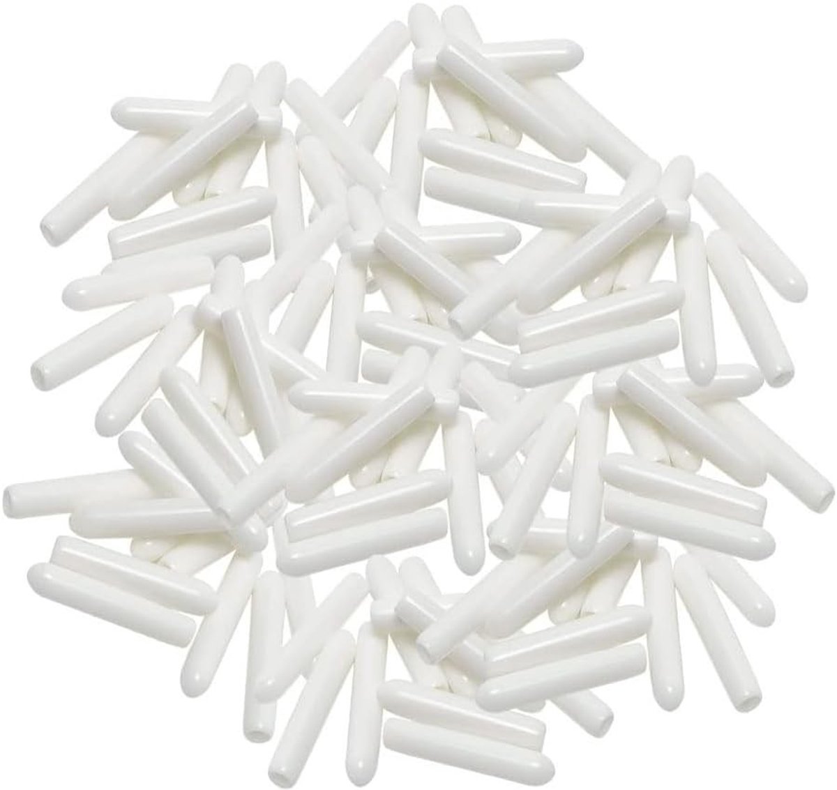 Vaatwassertandafdekkappen - 100 stuks flexibele PVC-rektipbeschermers voor optimale bescherming tegen roest en krassen op bestek en borden, geschikt voor diverse vaatwassermodellen