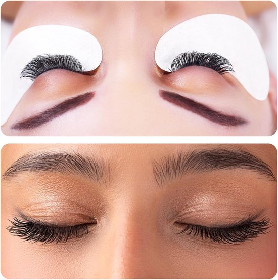 Herbruikbare Oogpads van Silicone voor Wimperextensions, Isolatiepads voor Onderwimpers, Oogmaskers voor Wimperlifting en Lamineren van Wimpers (Wit) — afbeelding 4