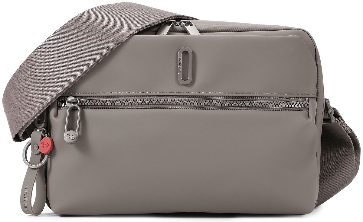 Hedgren schoudertas tabletzak Loop Belt Horizontal Crossover 10" + RFID Sepia Taupe