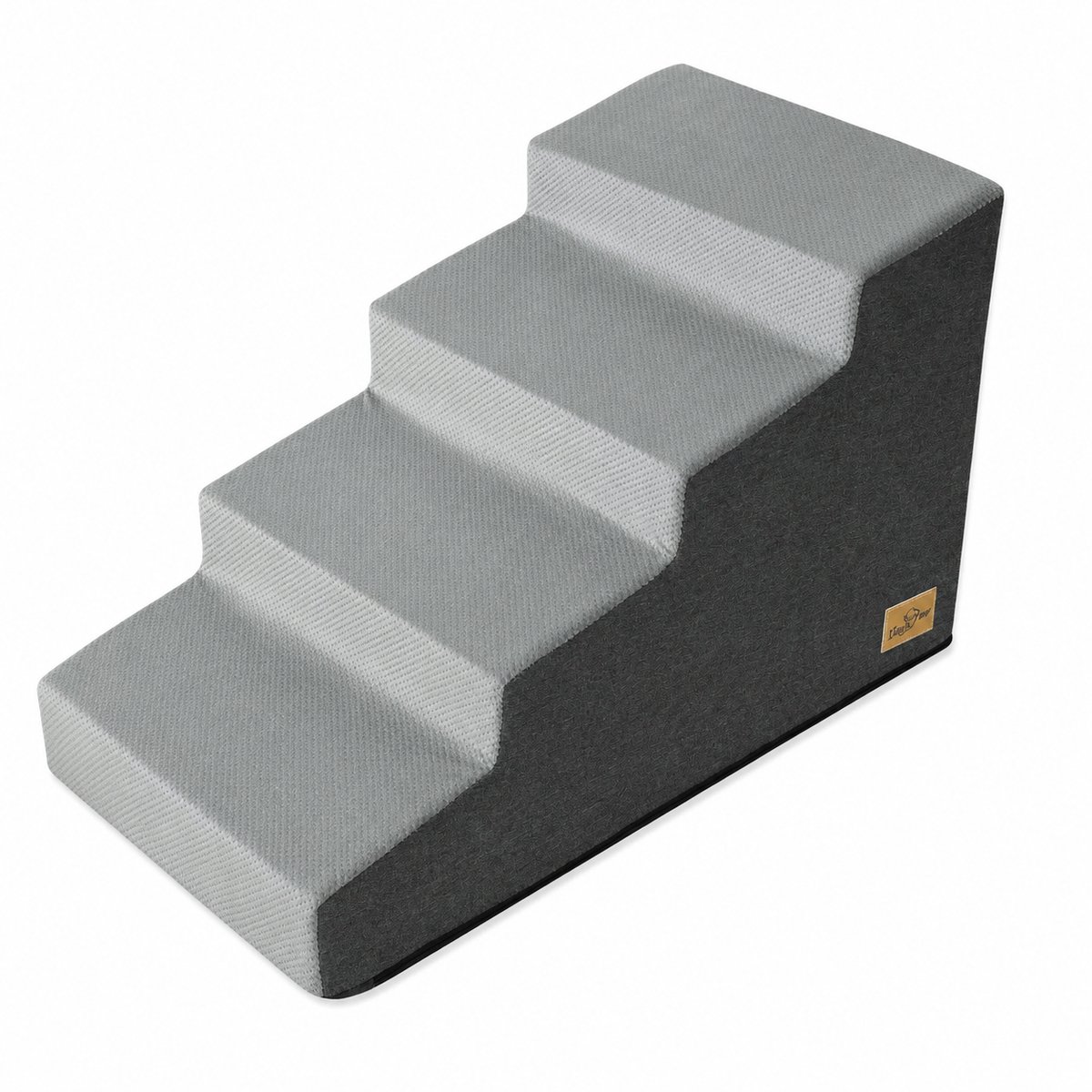 Nyoz hondentrap - Hondentrapje voor honden - Huisdieren trap - 4 treden - Antislip - Wasbare hoes - 39,5 cm - Voor kleine honden