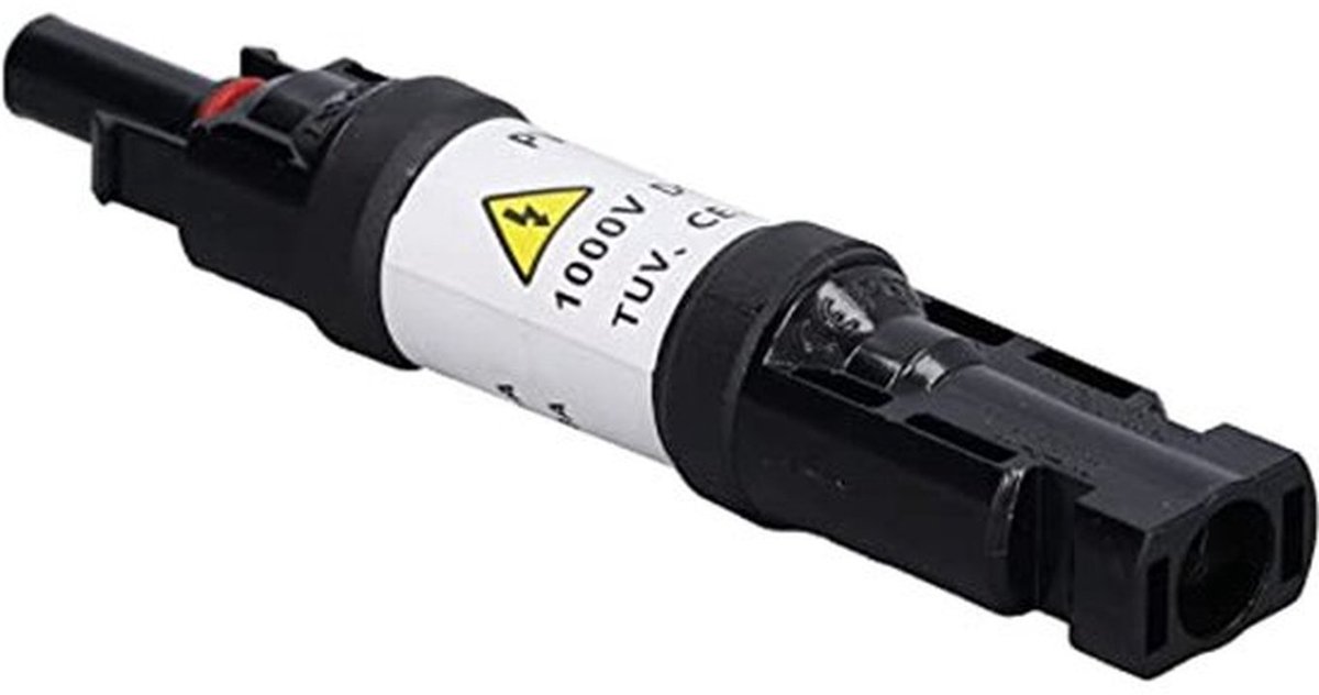 Solar Zekering Connector 1000V - Waterdicht - Mannelijke en Vrouwelijke Connector voor Zonnepaneel (15A)