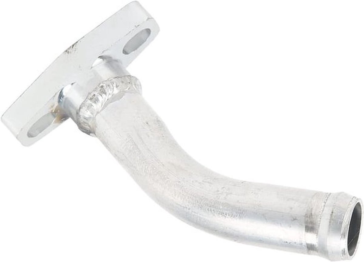 Turbo-aftapfitting van duurzame aluminiumlegering in 45° hoek, geschikt voor T3 en T4 oliegekoelde turbocompressoren voor eenvoudige installatie en optimale oliedoorstroming