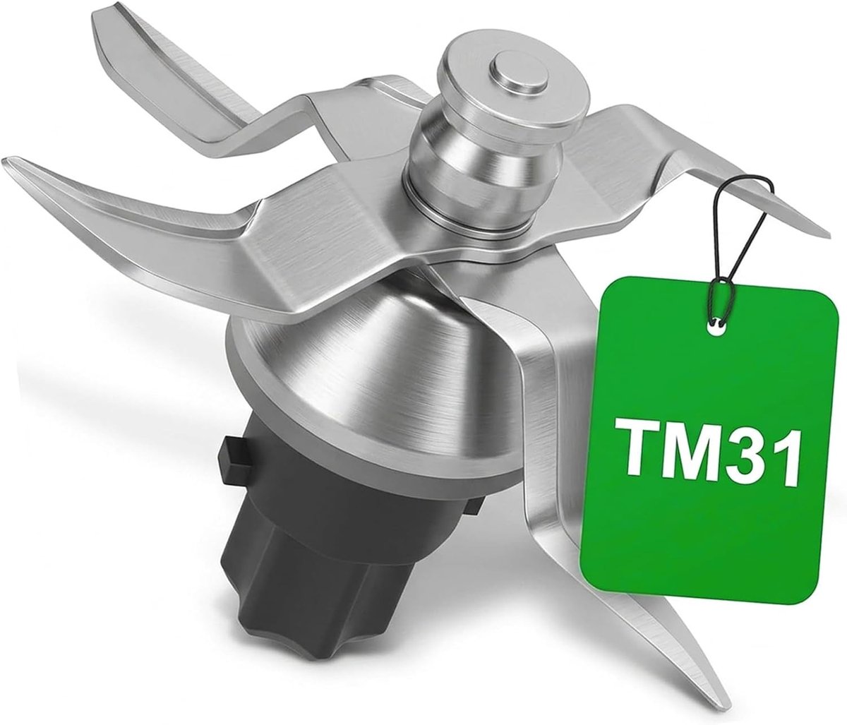 Hoge kwaliteit roestvrijstalen mes geschikt voor Thermomix TM31, keukenaccessoires voor optimale kookresultaten