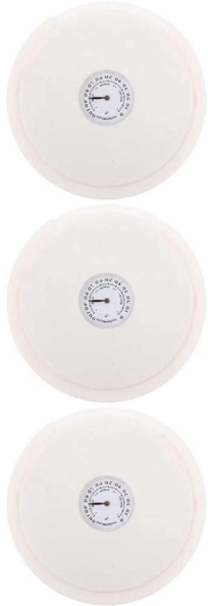 Gitaar Luchtbevochtiger - Hygrometer Set - Instrument Onderhoud - Nauwkeurige Indicatie - 3 Stuks - Wit