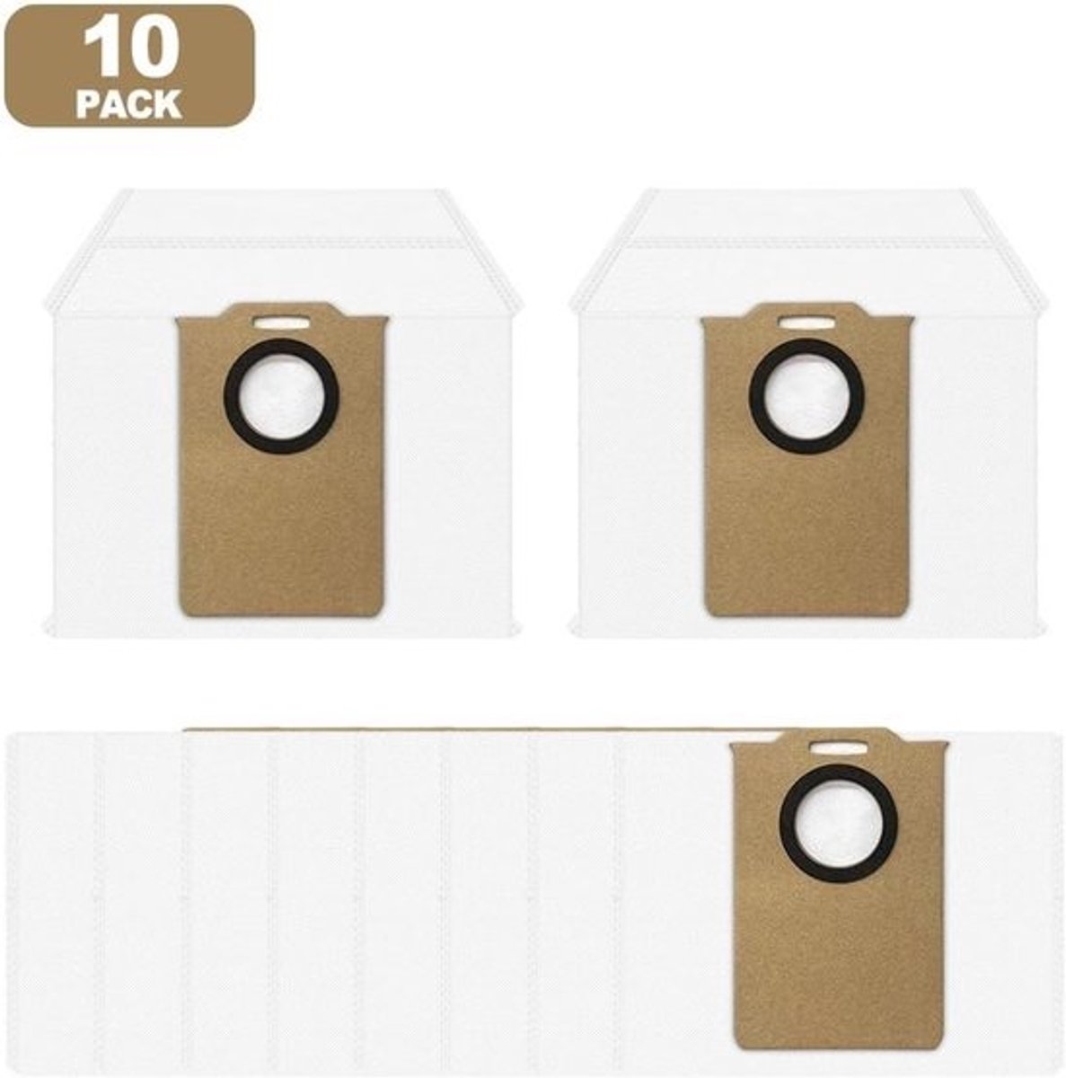 Stofzuigerzakken - Reserveonderdelen - Stofzuigen - Ultrafijne filtratie - 35L capaciteit - Wit