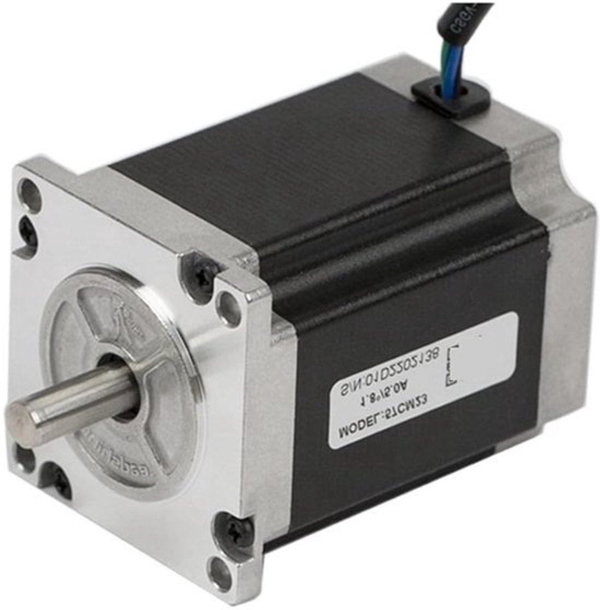 Stappenmotor - Motor 3D Printer - CNC Graveren - Hoge Precisie - 57mm 2.3NM - Zwart