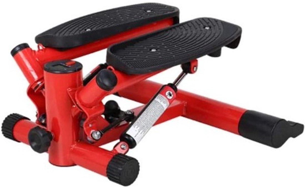 Mini Air Climber - Stepper Hometrainer - Thuis Fitness - Met Weerstandsbanden - Compact Ontwerp - Zwart
