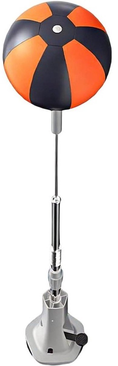 Bokszak met Standaard - Trainingszak Vechtsport - Vechtsport Training - Stabiele Zuigbasis - 115-160 cm - Zwart