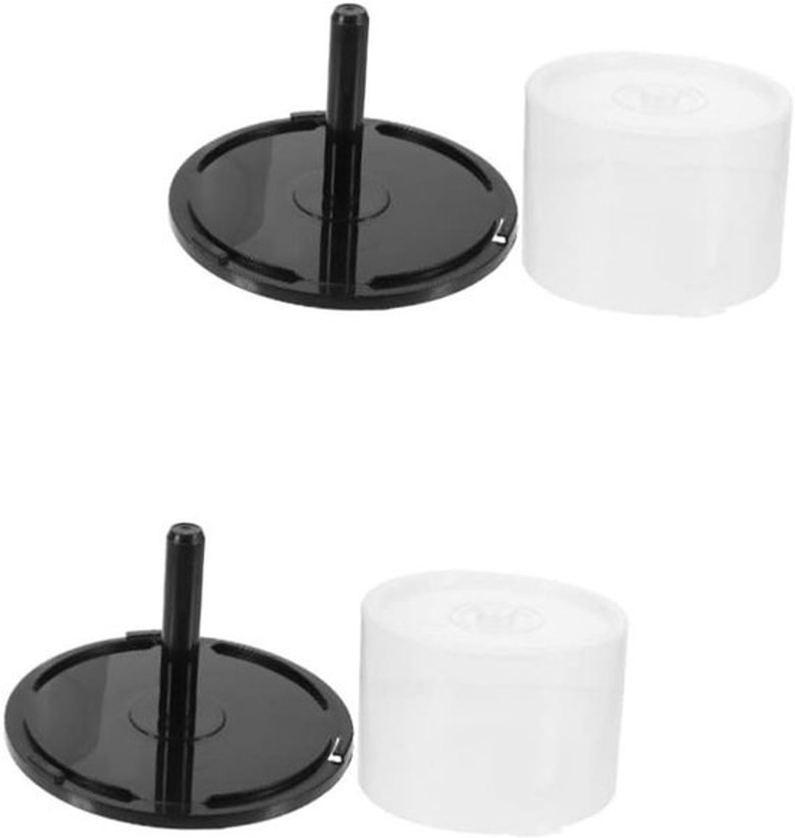 CD Opbergbakjes - DVD Opbergers - Cd's Organiseren - Beschermend en Veilig - 139 x 139 x 91 cm - Afgebeeld