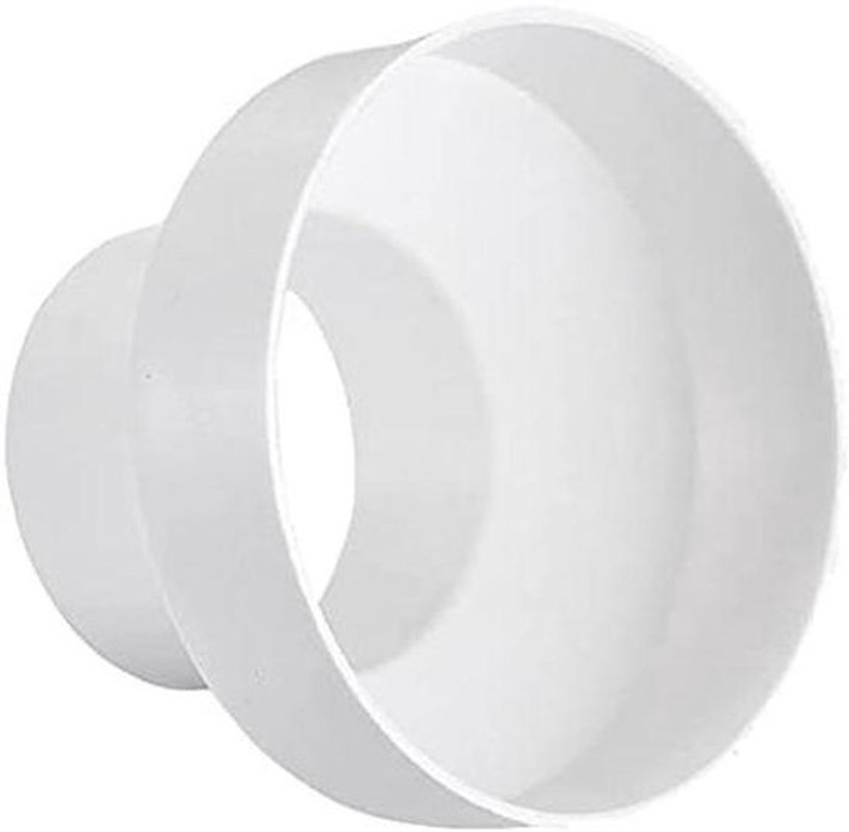 Ventilatie Pijp Reducer - Adapter Pijp Luchtkanaal - Luchtsysteem Verbinden - Verdikkingsbehandeling - 110-100mm - Wit