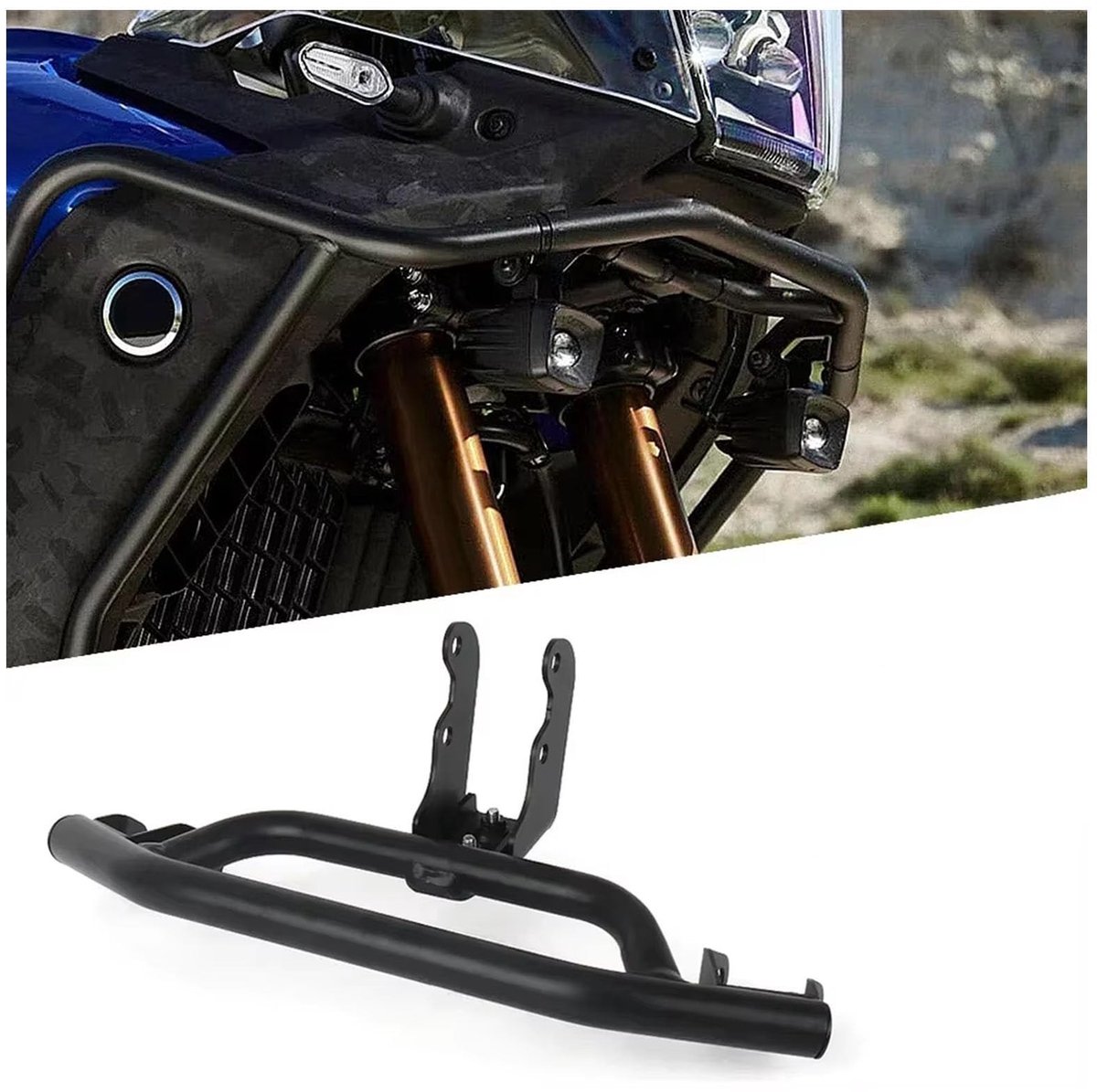 Motorfiets Voor Crash Guard - Bevestigingsbeugel voor Tenere700 (2022-2024)