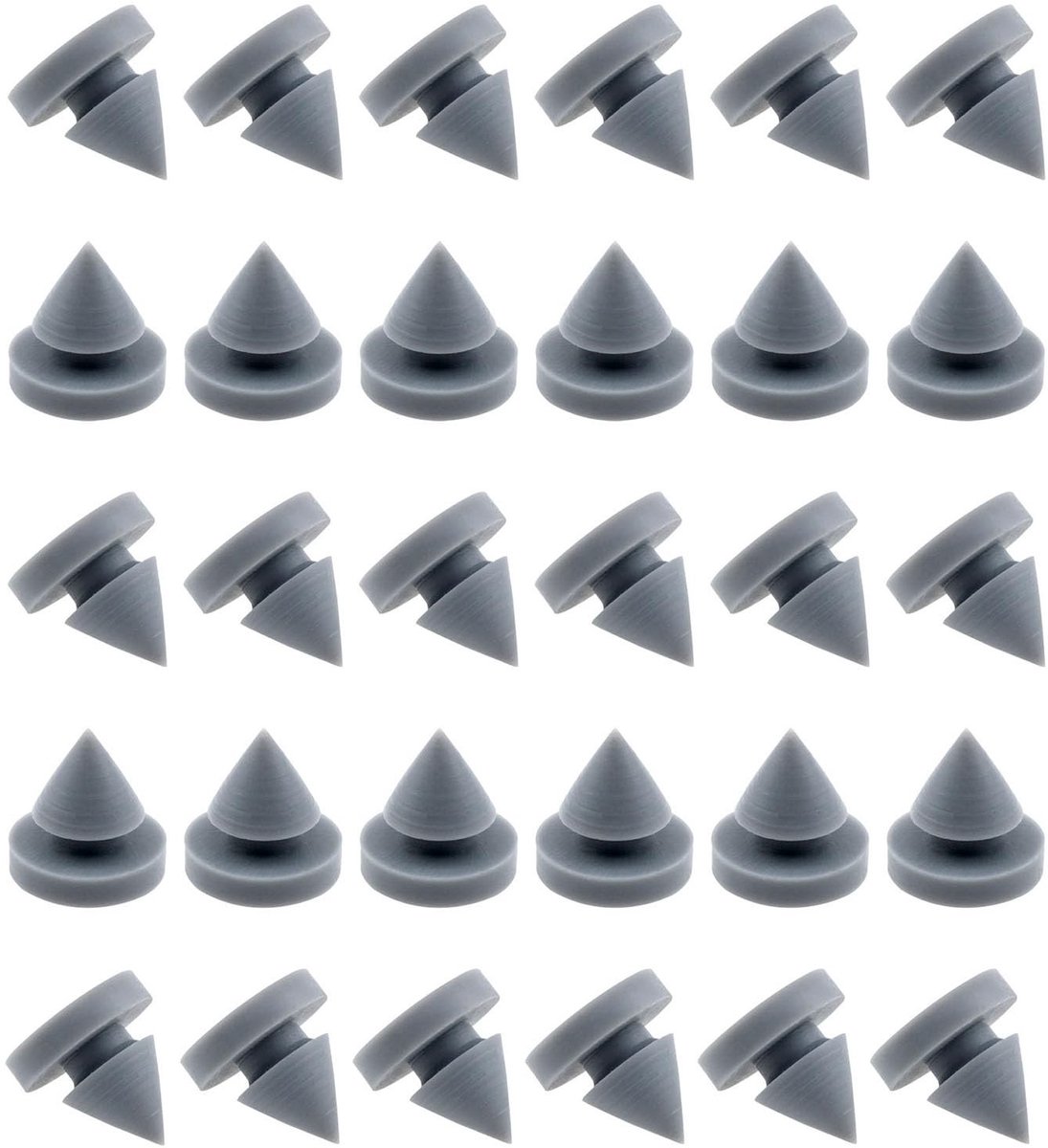 Rubber Deurdempers - 30 Stuks - 12mm Diameter