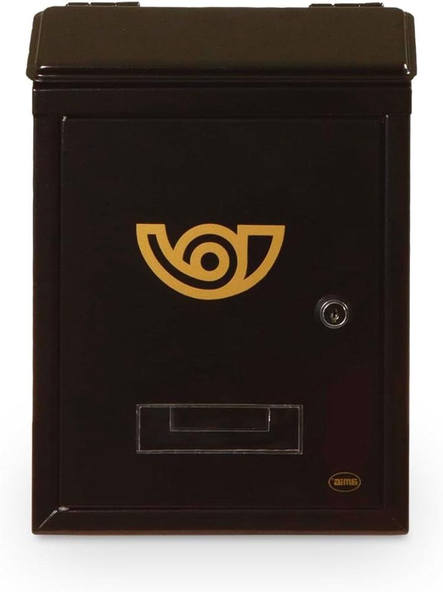 Buitenbrievenbus Mini - Postbus Compact - Veilige Post Ontvangen - Afsluitbaar Met Sleutel - 295 x 21 x 62 cm