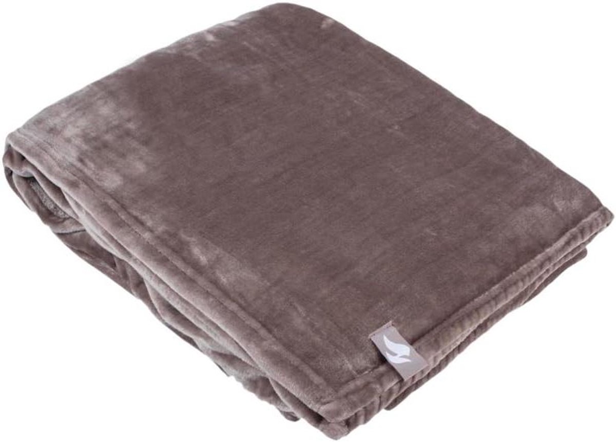 Luxe Plaid - Warme deken - Gezellig opwarmen - Extra zacht fleece - 180 x 200 cm - Maan Rots