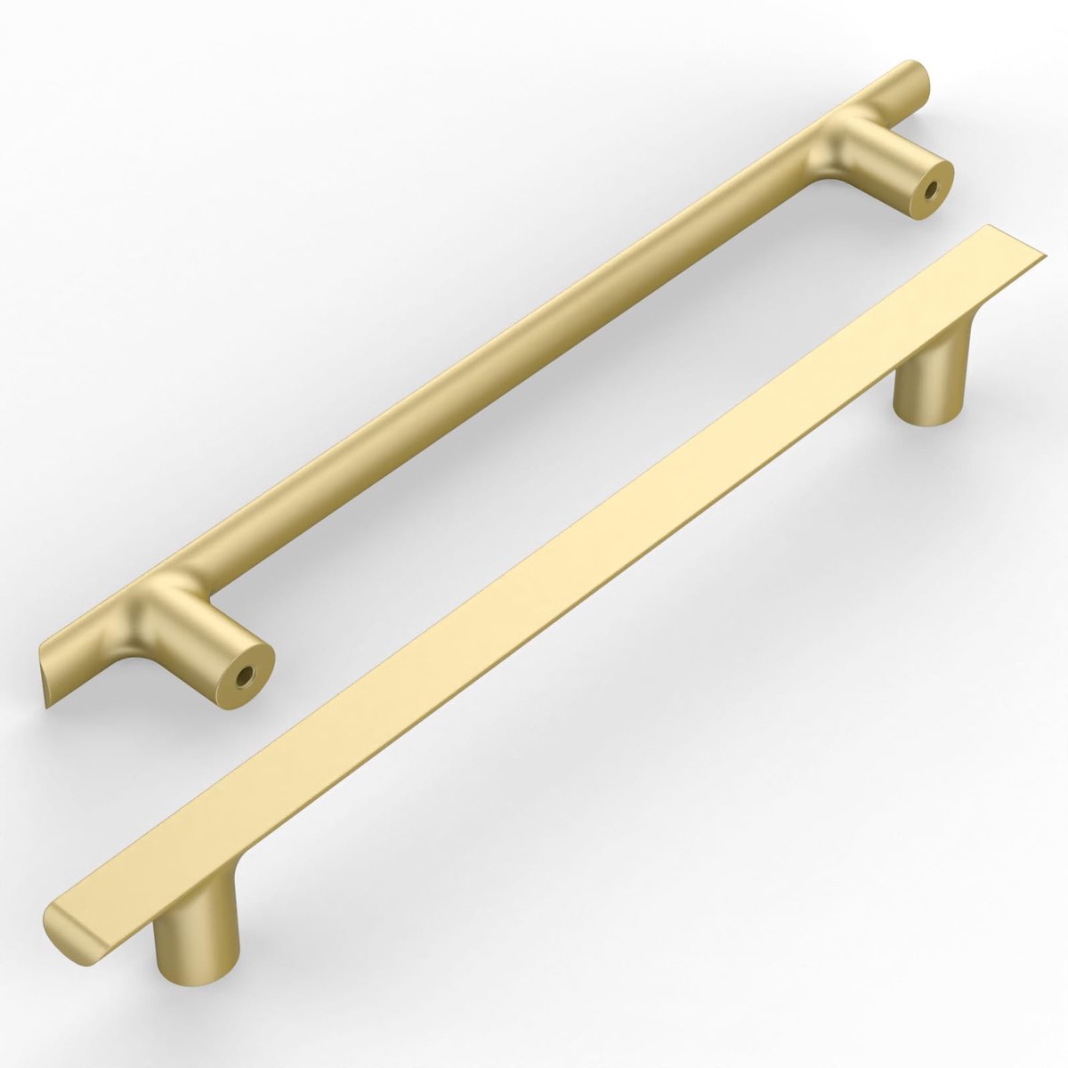 10 stuks geborsteld gouden meubelgrepen, 192 mm gatafstand, ladegrepen voor keukenkast, kastgreep, ladegreep, deurgreep voor keukenkast, kleerkast UK0060