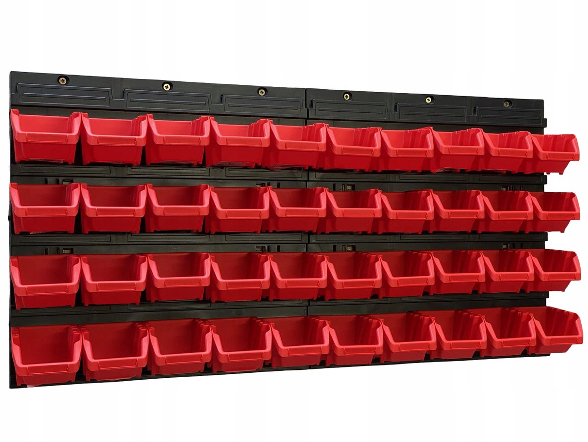 TABLICO Gereedschapsbord 77,4x39 cm met bakjes en stickers | Gemaakt in Polen
