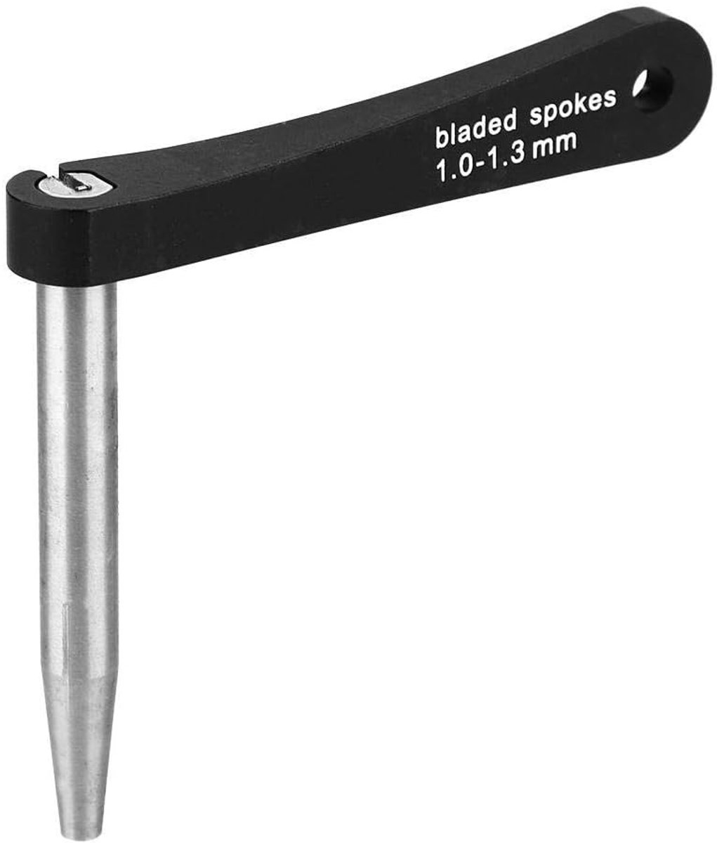 Wielspakhouder gereedschap, aluminiumlegering roestvrij stalen wielspaken-reparatiegereedschap voor 1,0 mm - 1,3 mm spaken, de toevoeging repareren