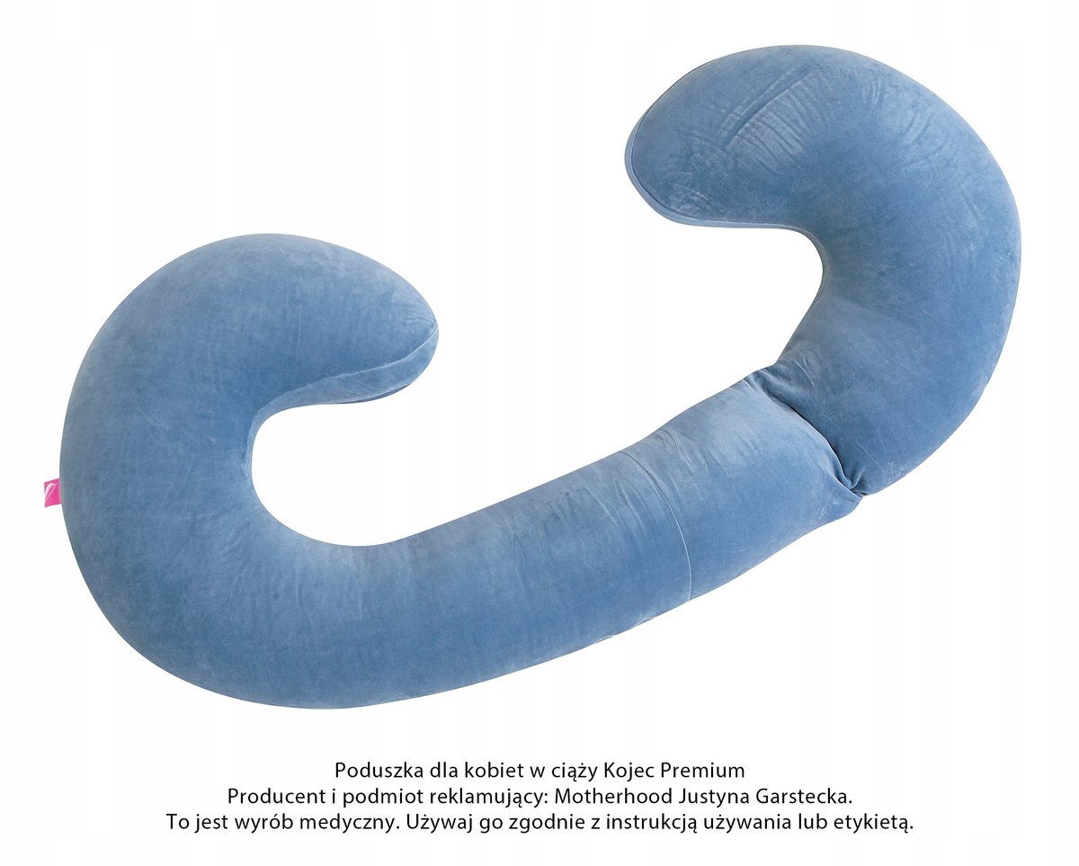Moederschap Kojec Premium C-vormig kennelschapskussen Blauw