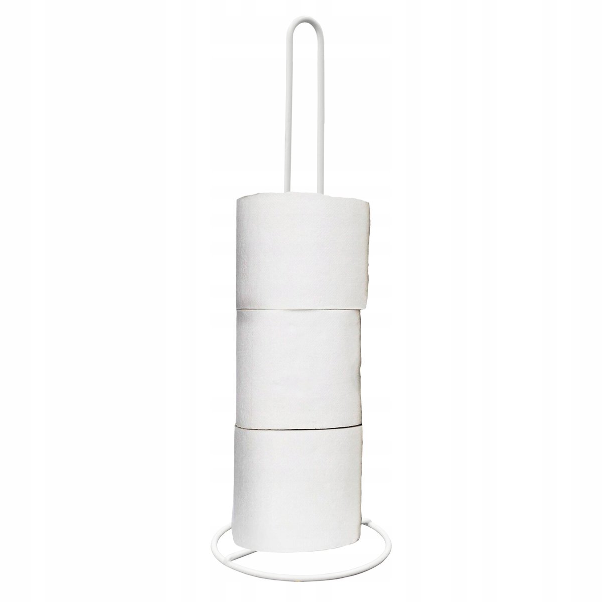 Stabiele Witte Toiletrolhouder - Ruimte voor 4 Rollen