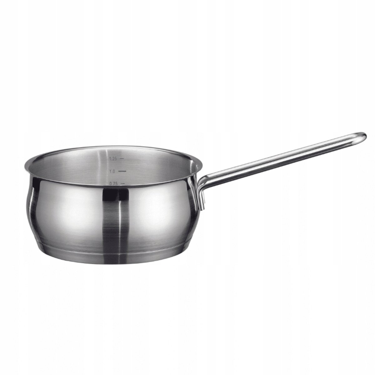 Elo Platin Steel Pan 1.3L 16cm met Gietuitloop - Inductie Geschikt