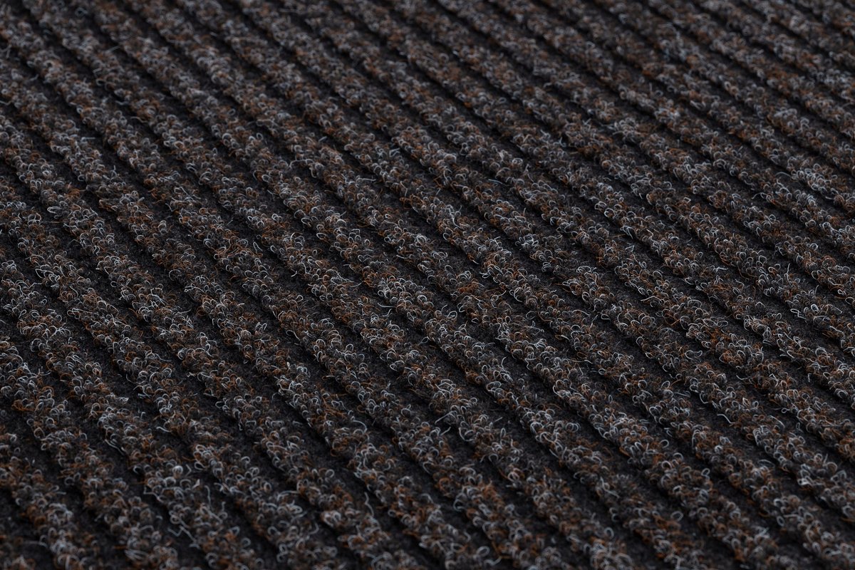 GIN Antislip Deurmat Bruin Rubber Strepen 200x310 cm