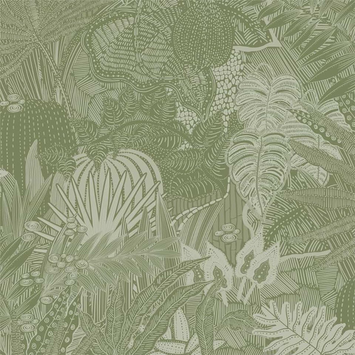 Behang, groene bladeren, planten, 41 x 300 cm, waterdichte meubelsticker, meubelfolie, zelfklevende vinylfolie voor meubels, woonkamer, muur, doe-het-zelf