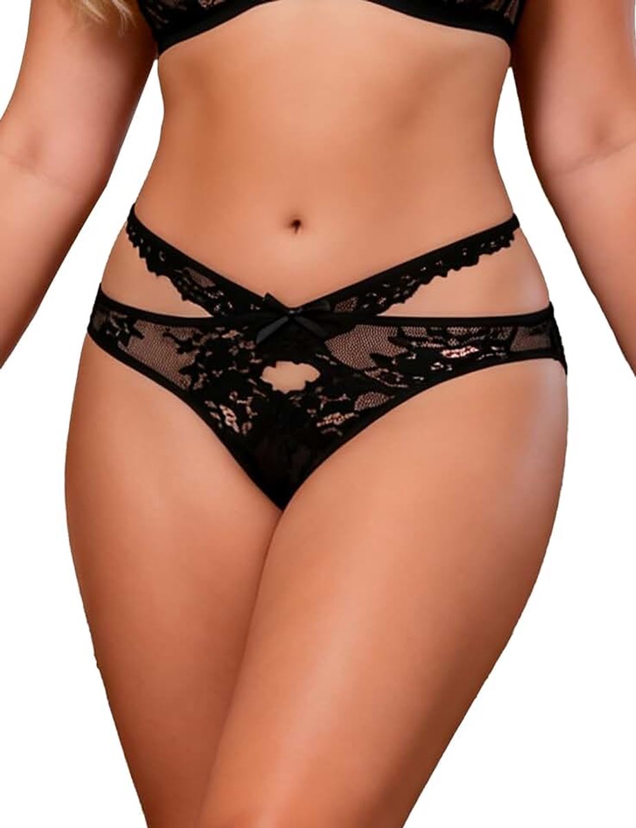 Tanga's voor vrouwen, kant, string, tanga, damesslips, Braziliaans mesh, onderbroek, grote maten, transparant ondergoed, dubbel Criss Cross damesslip, hipsterbroekje, lingerie