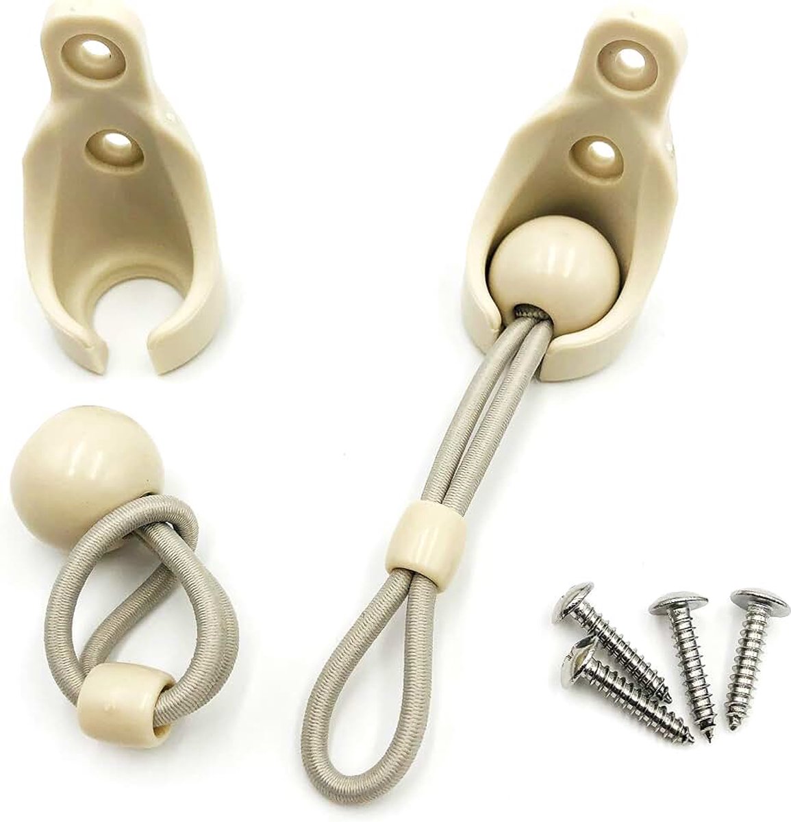 & Shades Bungee Tie Down Conversie Kit van Exterieur Zonneschermen Rolgordijnen, Binnen/Buiten