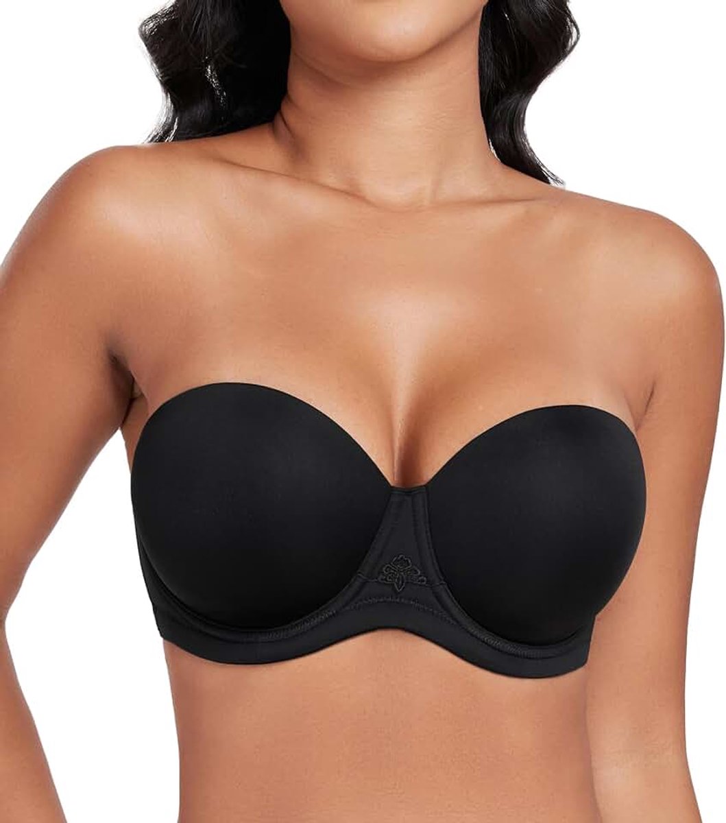 Dames Comfort Bh Met Hele Cup Voor Zonder Vulling Grote Maten | Strapless, met beugel, rugvrij, ondergoed, grote maten, comfortabel, antislip, baljurken, bruidsjurken, vrouwen