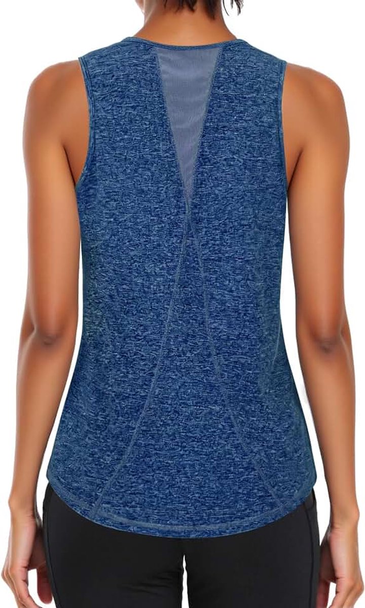 Gym Tank Tops voor Vrouwen UK Sport Gym Vest Mouwloos Shirt Workout Yoga Hardlopen
