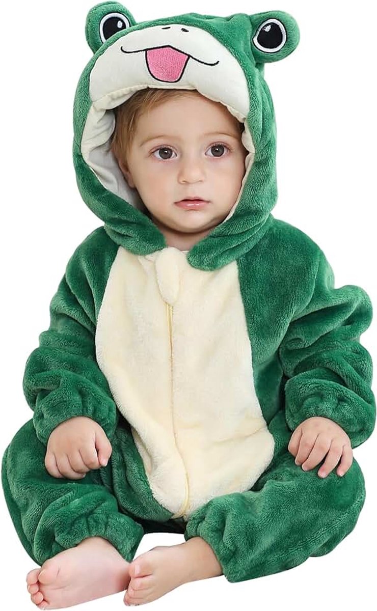 Winter Dieren Baby's Romper met Capuchon voor 3-36 Maanden