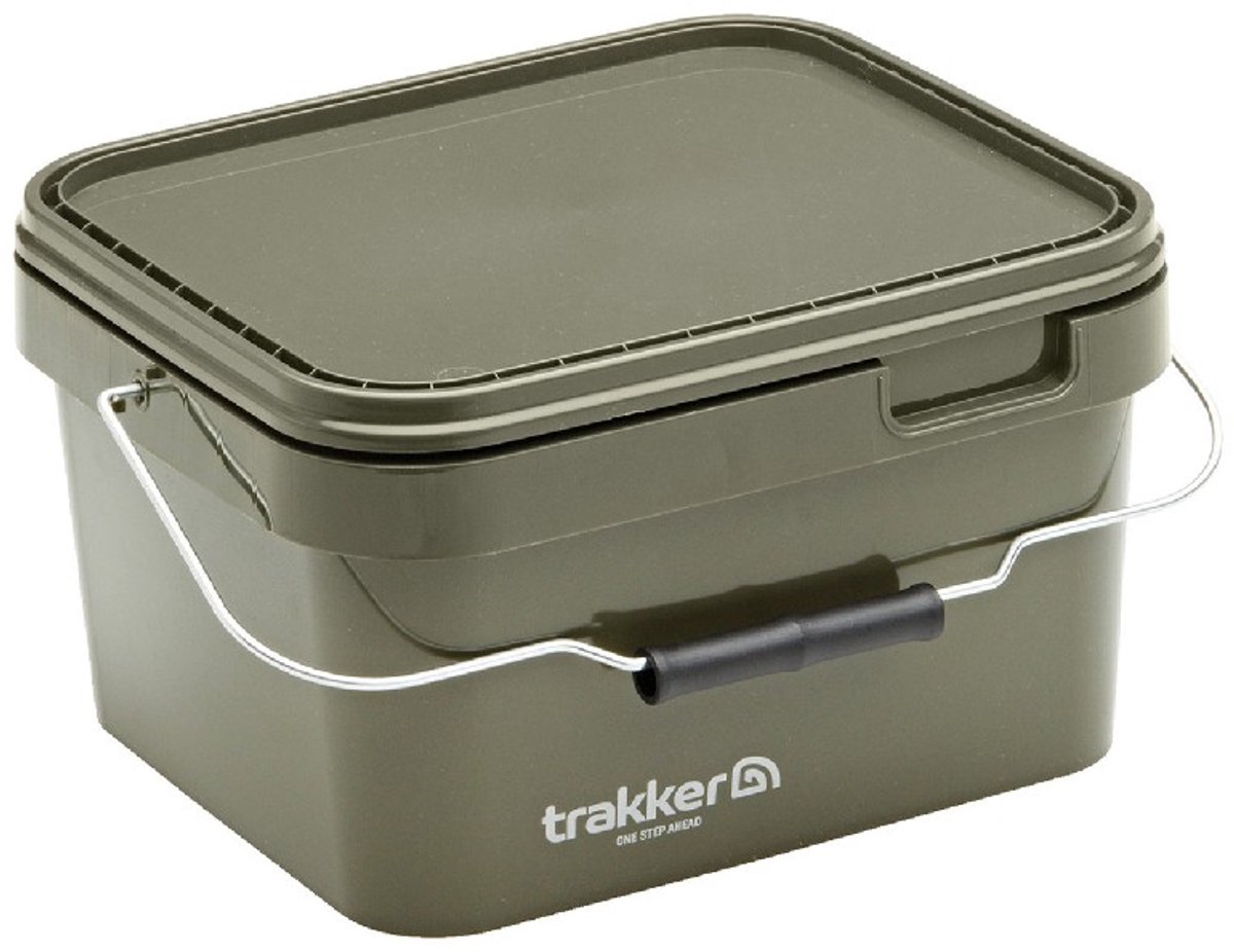 Trakker Olive Square Container 5 ltr | Aasbereiding