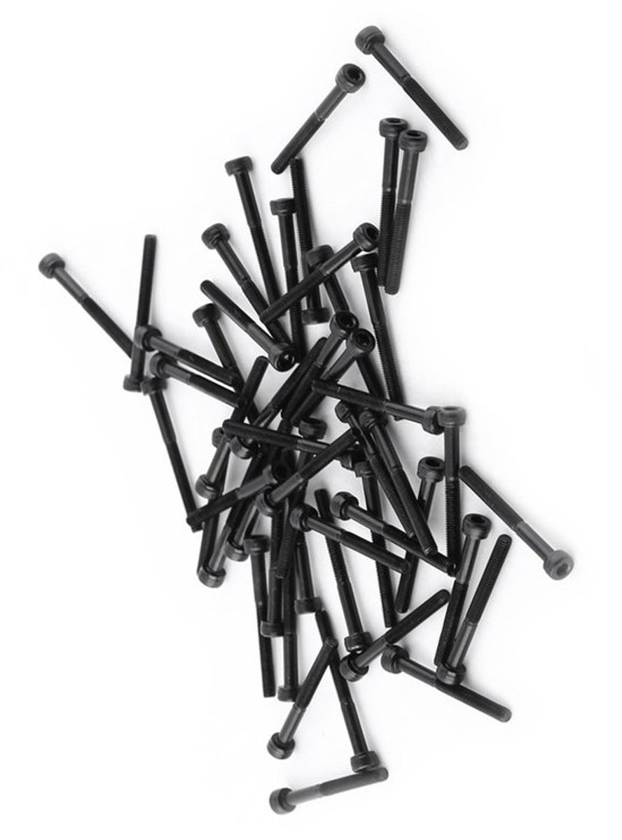 Dopschroefboutenset 12,9-Kwaliteit - Zeskantige Schroeven - Gelegeerd Koolstofstaal - 50 Stuks - Lengtes 4-50 Mm - Hoge Sterkte