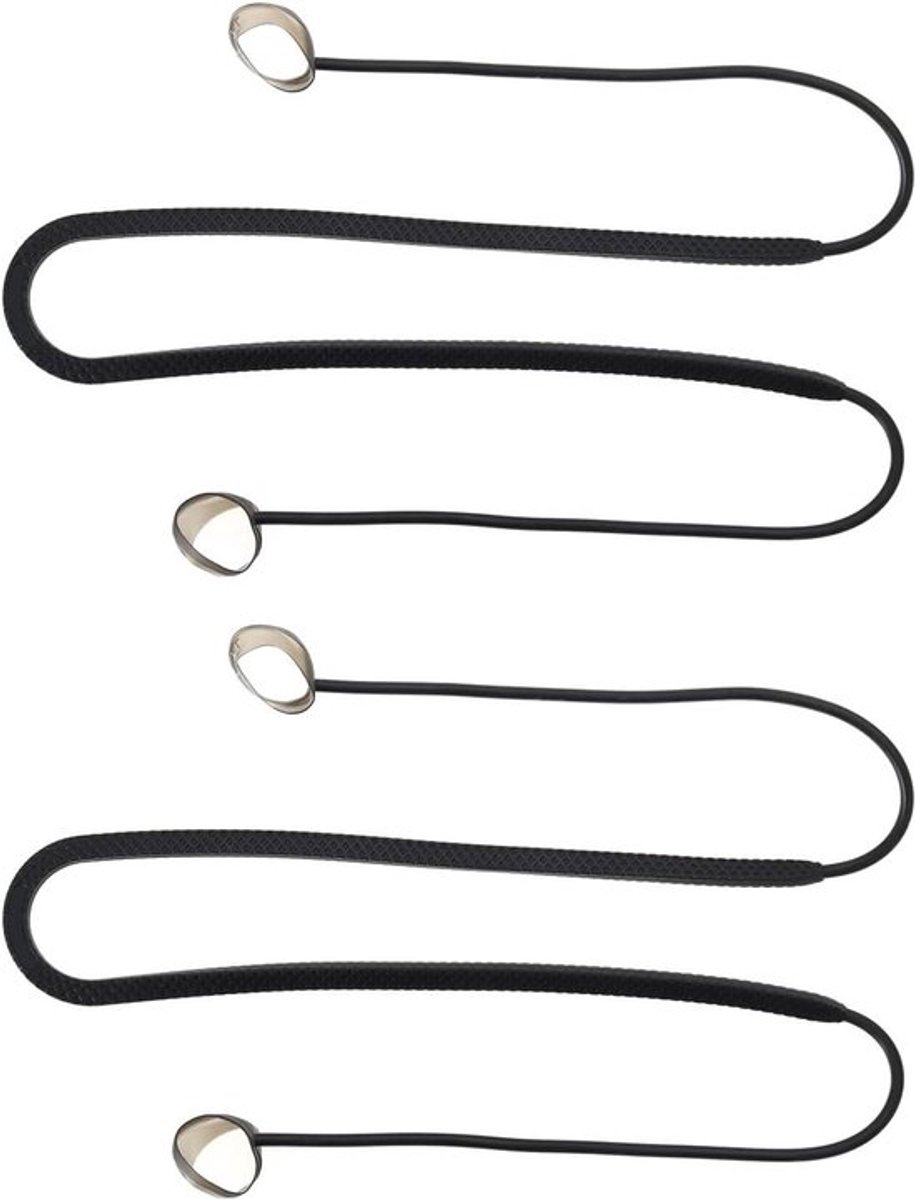 Bluetooth Oortelefoon Strap Anti-verloren Touwen Sport Nek Touw Koord Hoofdtelefoon Houder Band - Zwart 2 Stuks - Anti-verloren Strap.
