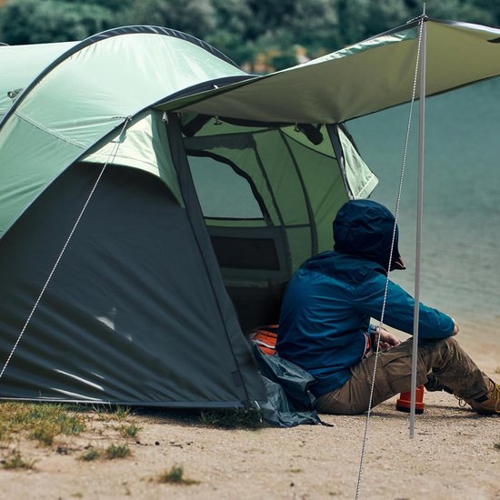 Pop-up Tent - Kampeertent Automatisch - Outdoor Avonturen - Waterdicht UV-bescherming - 4 Personen - Groen van POP — afbeelding 4