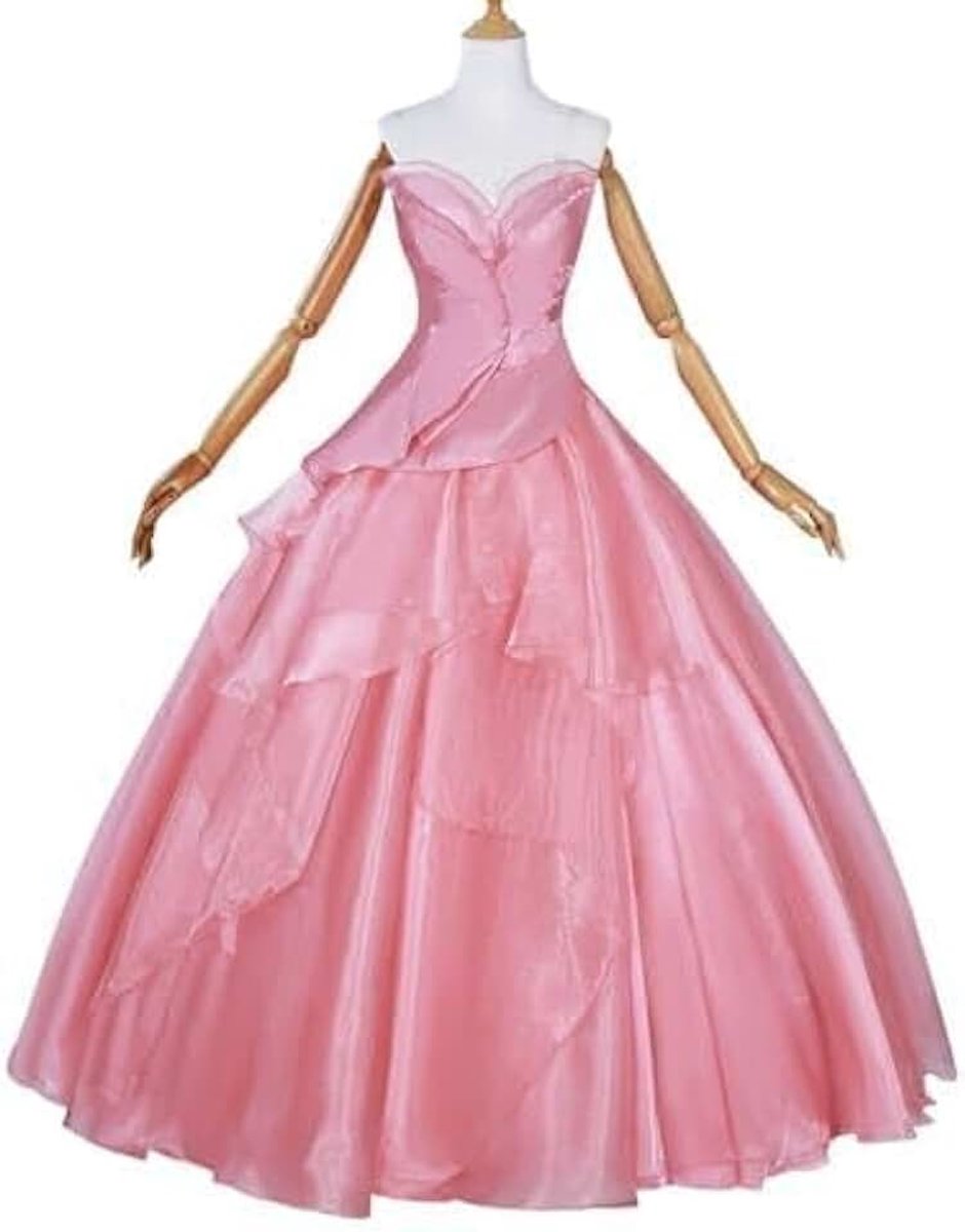 Costumes Glinda Dameskostuum, cosplay, Halloween, carnaval, outfits, volwassenen, roze, S