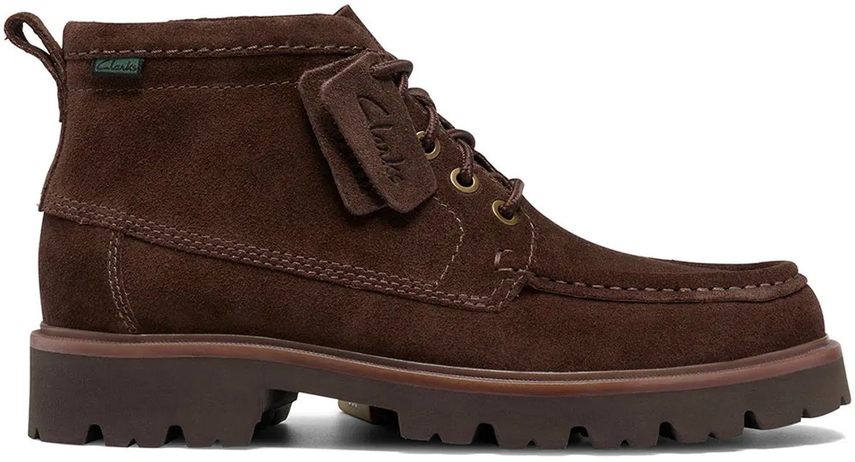 Clarks Shoes Cleyhill Hi Booties Bruin EU 44 1/2 Man