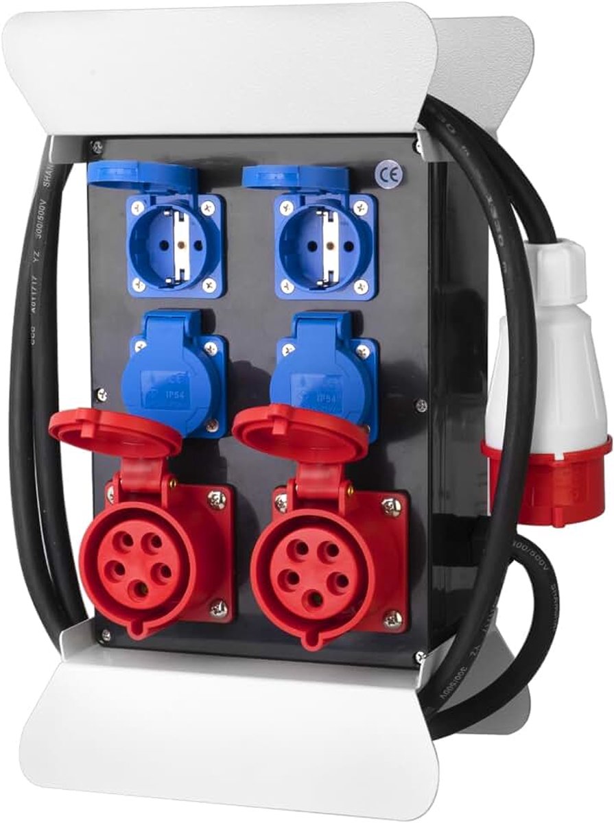 Stroomverdeler (2xCEE 400V/16A 4x230V/16A)