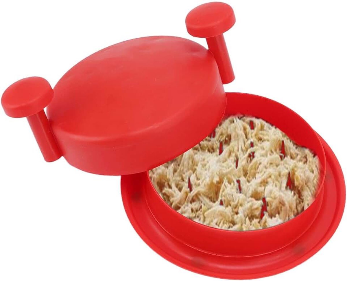 Shredder Tool, Multipurpose Chicken Grinder Vleesversnipperaar voor Groenten Pulled Pork Beef Chicken (Rood)