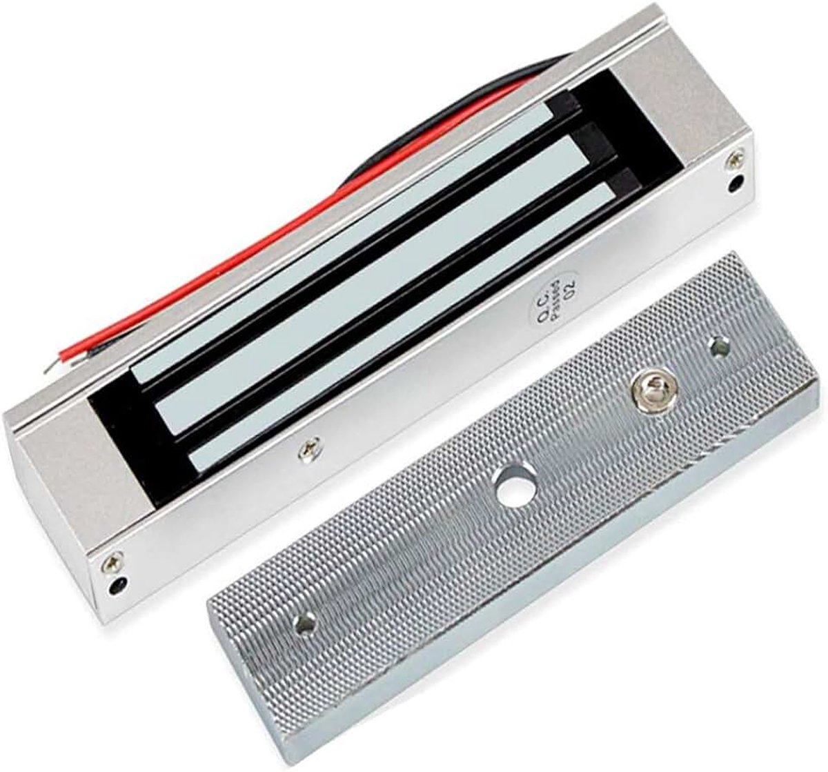 Waterdicht magnetisch elektrisch slot, 180 kg, 350 lbs, elektromagnetisch slot voor toegangscontrolesysteem, magnetische deurvergrendeling DC 12 V, veiligheid buiten en
